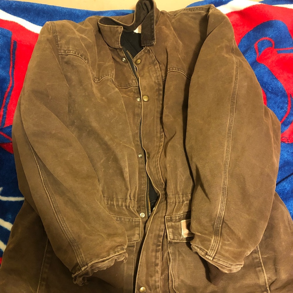 Vintage Heavy Carhartt work coat.